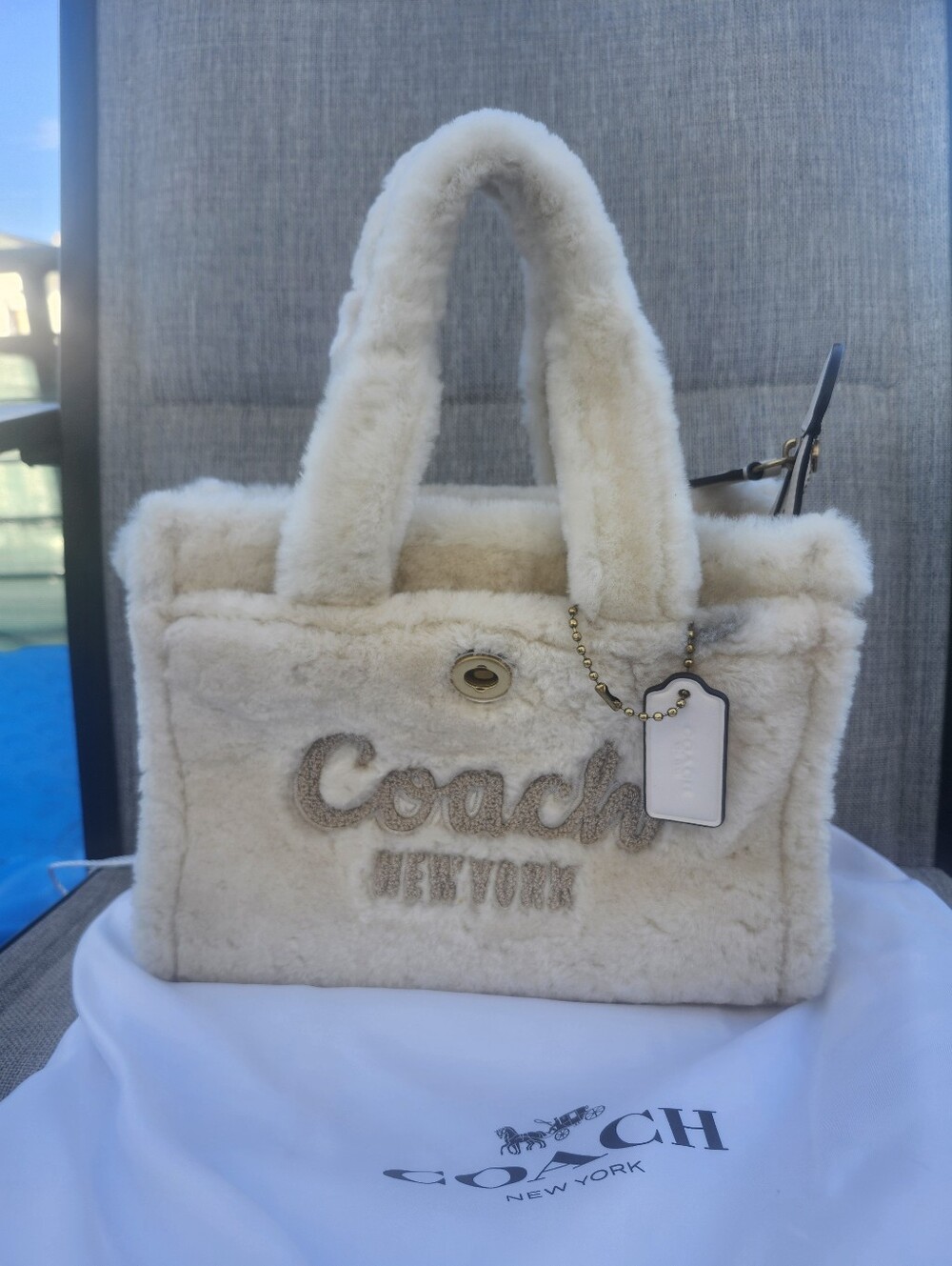 Coach Sherpa Tote